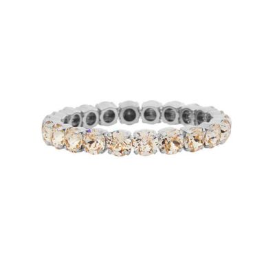 Caroline Svedbom Gia Stud armband light silk rhodium | Alk. 136,00 €