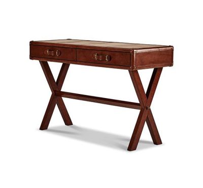 Newport Kensington-konsolipöytä, nahka, kaksi laatikkoa | Alk. 2 095,00 €