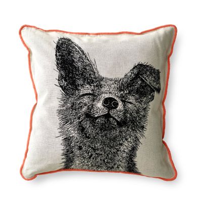 Finlayson Kettu koristetyynynpäällinen Musta / Valkoinen