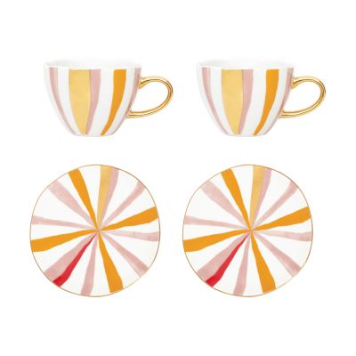 URBAN NATURE CULTURE Good Morning Cappuccinokuppi ja lautanen 4 osaa Randig | Alk. 64,90 €