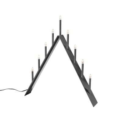SMD Design Spica 9 -adventtikynttelikkö Tummanharmaa, led | Alk. 229,50 €