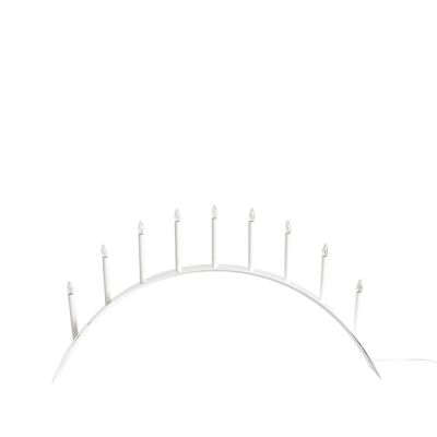 SMD Design Spica Bow 9 -adventtikynttelikkö Valkoinen, led | Alk. 249,30 €