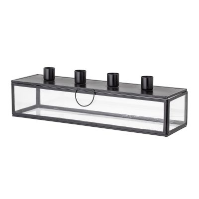 Bloomingville Pelo adventtikynttilänjalka 34 cm Musta-kirkas | Alk. 32,90 €