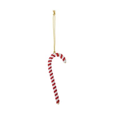 Bloomingville Jenice joulukuusenkoriste lasi Polkagris | Alk. 8,90 €