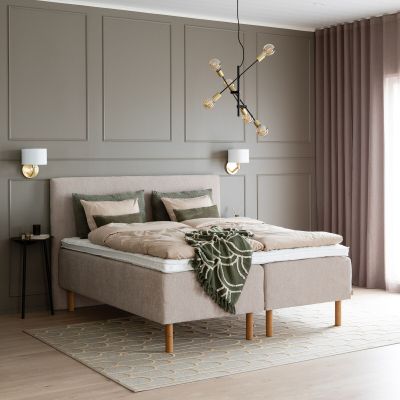 Unia Luxus runkopatjapaketti 180x200 memory L , Supersoft, hiekka Omega 08, tamm | Alk. 3 179,00 €
