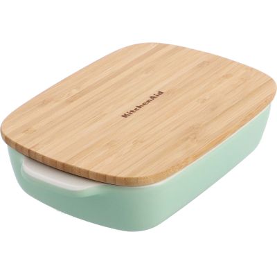 KitchenAid Uunivuoka kannella 26x15,5x6,5 cm, pistage | Alk. 42,00 €