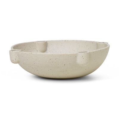 ferm LIVING Bowl adventtikynttelikkö, keramiikka large Ø 27 cm Vaaleanharmaa | Alk. 60,00 €