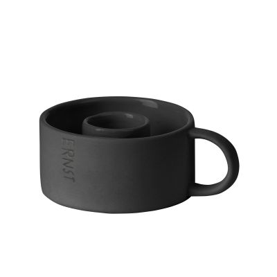 ERNST Ernst-kynttilänjalka ja kynttilä tummanharmaa | Alk. 10,00 €