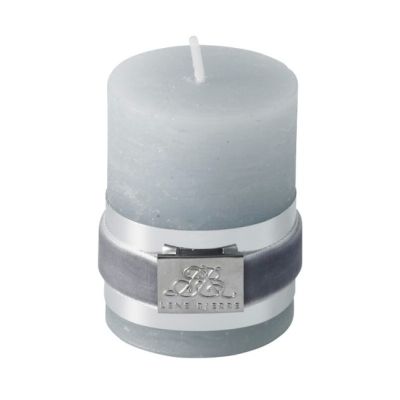 Lene Bjerre Rustic pöytäkynttilä Ø4,5 cm, 6 cm Vaaleanharmaa. | Alk. 3,50 €