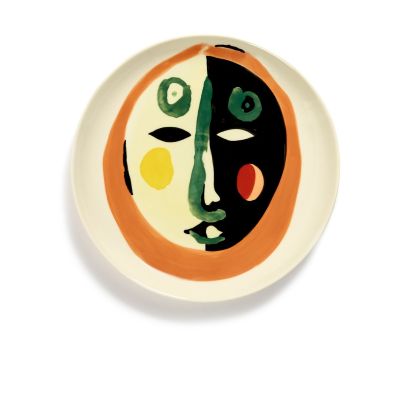 Serax Ottolenghi Feast lautanen M Ø22 cm 2-pakkaus Face nr 1 | Alk. 41,00 €