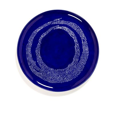 Serax Ottolenghi Feast tarjoilulautanen Ø35 cm Dark blue dots-white | Alk. 39,90 €