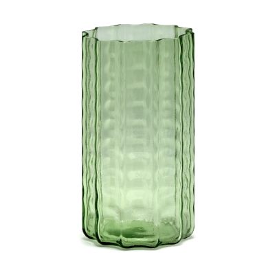Serax Waves 01 maljakko 21 cm Green-clear | Alk. 42,00 €