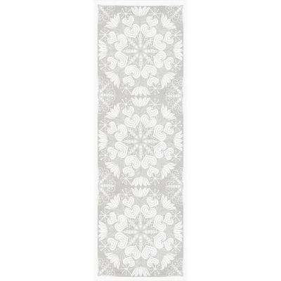 Ekelund Linneväveri Hjärtbo kaitaliina 50x150 cm Harmaa | Alk. 60,00 €