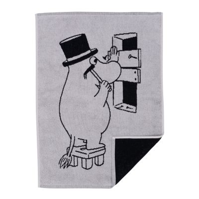 Moomin Arabia - Muumi Käsipyyhe Muumipappa 50x70 cm Harmaa | Alk. 14,95 €