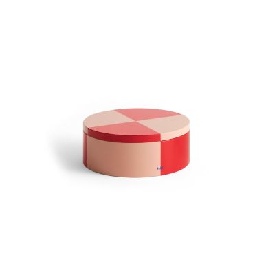 HAY Tin Container säilytyspurkki Round red-soft pink | Alk. 11,90 €