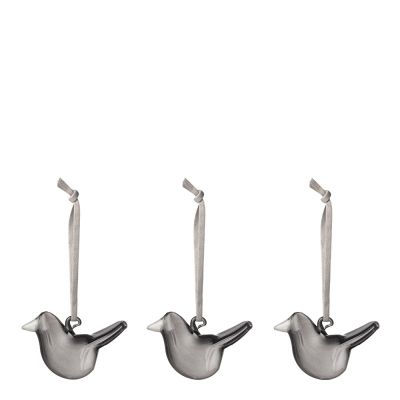 iittala - Oiva Toikka Minilinnut 3 kpl Harmaa | Alk. 33,90 €