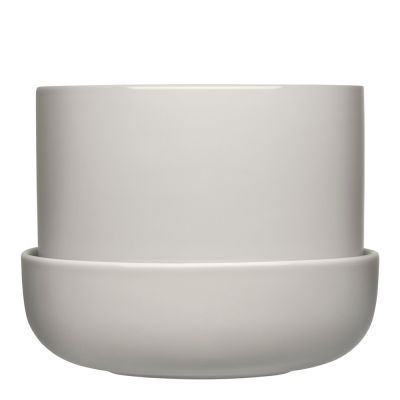 iittala - Nappula blomkruka med fat 17x13 cm Vaaleanharmaa | Alk. 46,00 €