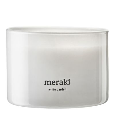 Meraki - Tuoksukynttilä White Garden 7,5x10 cm Valkoinen | Alk. 27,00 €