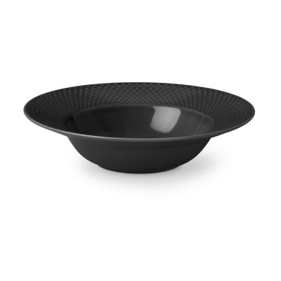 Lyngby Porcelæn Rhombe Earth syvä lautanen Ø24,5 cm Slate | Alk. 25,00 €