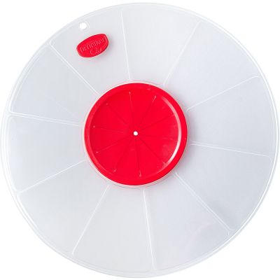 Dr. Oetker Roiskesuoja sekoituskulholle 30 cm, valkoinen/punainen | Alk. 10,00 €