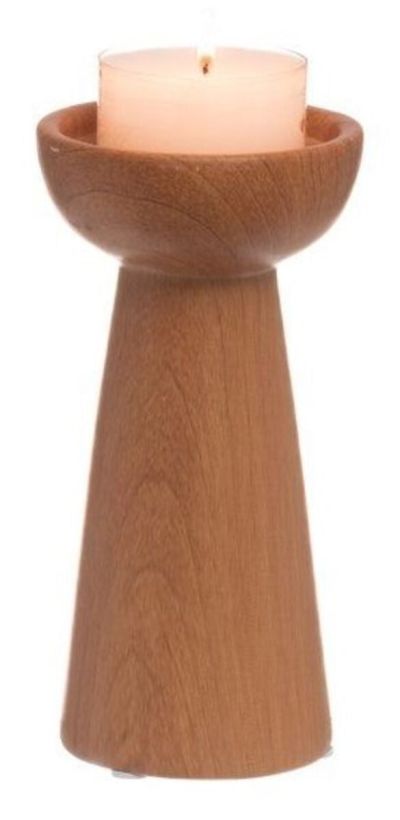 4Living kynttilänjalka 19,5 cm puukuosi