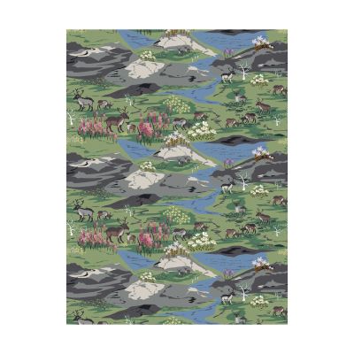 Arvidssons Textil Fjällområden kangas Vihreä | Alk. 21,64 €