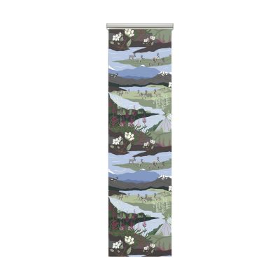 Arvidssons Textil Tunturivaellus paneeliverhot 2-pack Vihreä/sininen | Alk. 44,90 €
