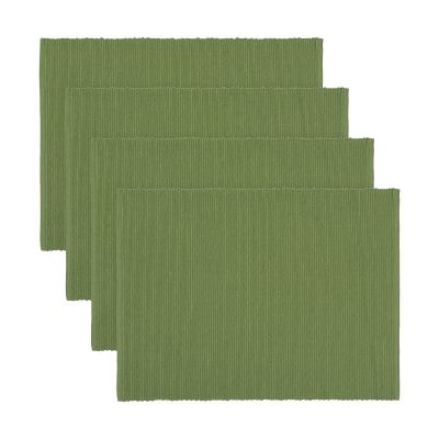 Linum Uni pöytätabletti 35x46 cm 4-pack Sammaleenvihreä | Alk. 23,00 €