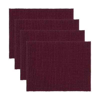 Linum Uni pöytätabletti 35x46 cm 4-pack viininpunainen | Alk. 21,00 €