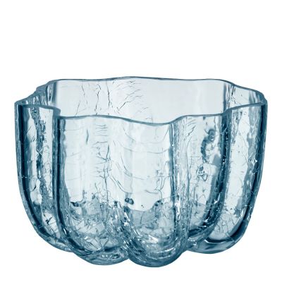 Kosta Boda - Crackle Kynttilälyhty 5,8 cm Sininen | Alk. 42,00 €