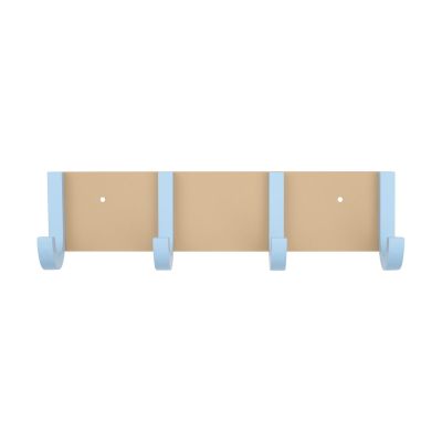 Design Letters Jay vaaterekki 4 koukkua Beige-light blue | Alk. 55,75 €
