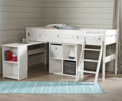 Veke Lumi matala parvisänky työtasolla, lokerikolla ja patjalla | Alk. 369,00 €