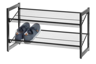4Living Mimmi kenkäteline 2-tasoinen musta | Alk. 21,95 €