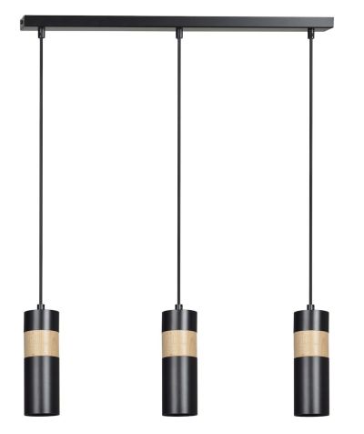 Emibig Akari riippuvalaisin 3-osainen musta/luonnonväri | Alk. 139,00 €