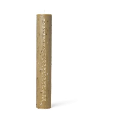 ferm LIVING Mura kalenterikynttilä Ash brown | Alk. 15,90 €