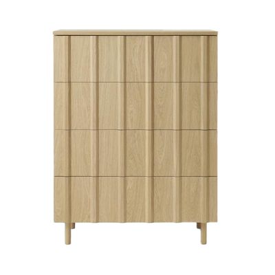 Normann Copenhagen Rib lipasto 4 laatikkoa Oak | Alk. 2 115,00 €