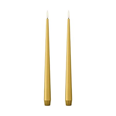 ester & erik ester & erik kruunukynttilä LED 30 cm 2-pakkaus 90 Gold Metallic | Alk. 32,90 €