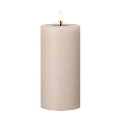 ester & erik ester & erik pöytäkynttilä LED Ø7,5x15 cm 22 Linen Grey | Alk. 26,10 €