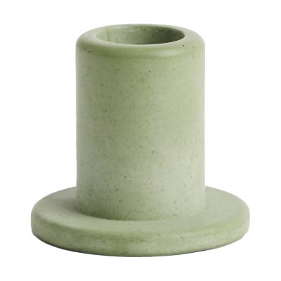 HAY Tube kynttilänjalka betoni 5,5 cm Dusty green | Alk. 9,00 €
