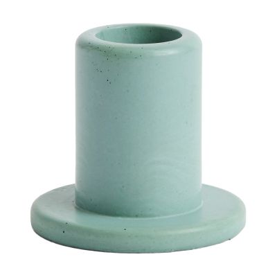 HAY Tube kynttilänjalka betoni 5,5 cm Emerald green | Alk. 8,10 €