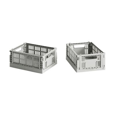 HAY HAY Colour Crate Mini 2-pack 13x17 cm Light grey | Alk. 4,18 €
