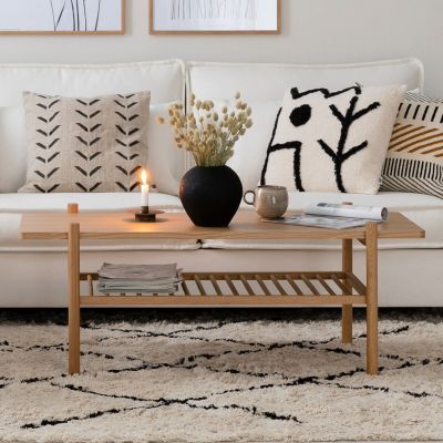 Hübsch Acorn sohvapöytä 120x57 cm, tammi | Alk. 452,00 €