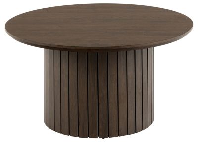 Veke Alessio pyöreä sohvapöytä Ø80 cm savutammi