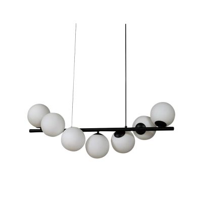 Lucande - Isandro 7 Riippuvalaisin Musta/Opaali | Alk. 173,00 €