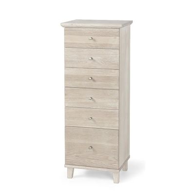 Torkelson, Zitti valkoinen öljytty tammilaatikko lipasto | Alk. 531,00 €