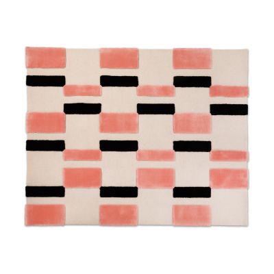 Ogeborg ODC Segment Rug Collection Irregular matto Coral crush-cream-black, 120x200 cm