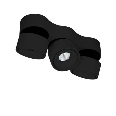Arcchio - Rotari 3 LED Pinta-asennettu piste 3x8,9W Musta Arcchio | Alk. 266,00 €