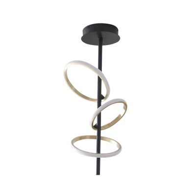 Lucande - Madu LED Kattovalaisin Musta/Kulta/Valkoinen | Alk. 151,90 €
