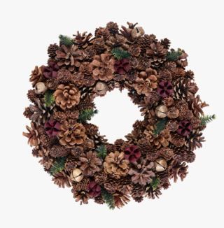 hemtex Natural cones kranssi moniväri/ruskea | Alk. 29,95 €