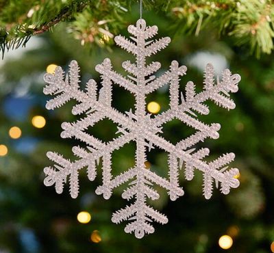 Newport Ainslie snöflinga julgransdekoration silver | Alk. 9,00 €